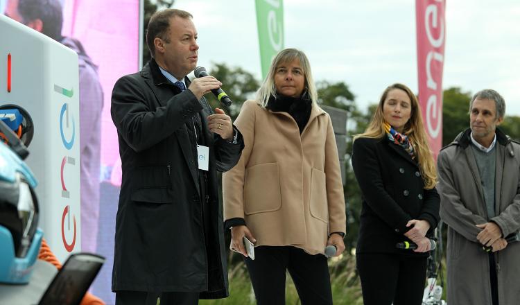 Maurizio Bezzeccheri, Country Manager de Enel Argentina fue el anfitrión del evento