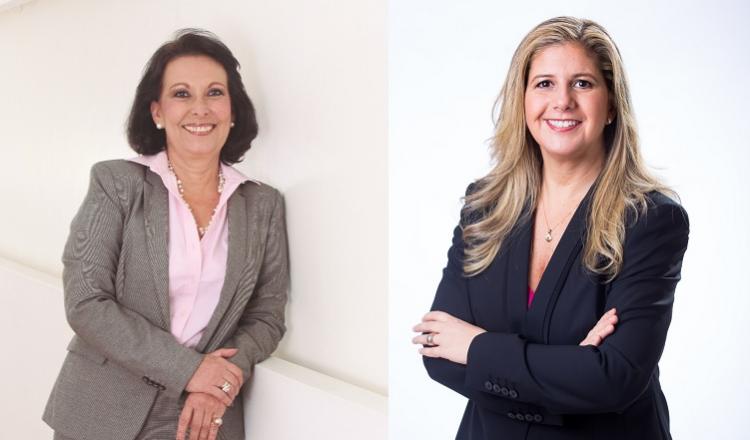 (Izq) Ana Milena Lemos, vicepresidenta Junta Directiva, (Der)Martha Herrera, presidenta Junta Directiva 